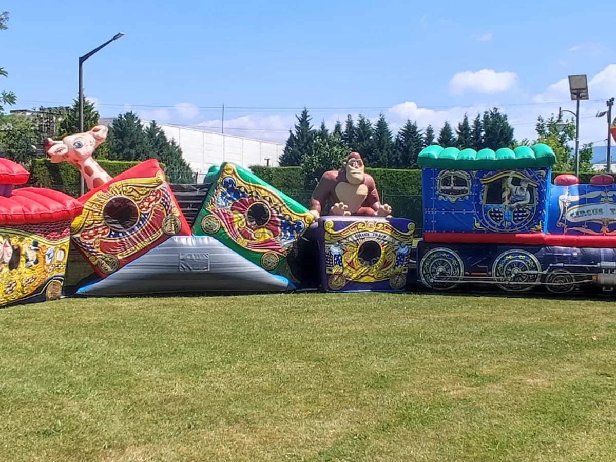 Kirala Bizden Sirk Treni Şişme Oyun Alanı şişme oyun alanı kiralama