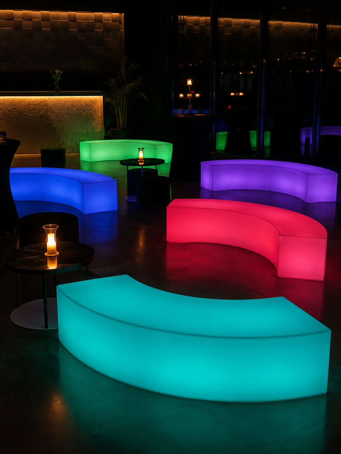 Rgb Led Işıklı Serpent Mavi kiralama — görsel 4