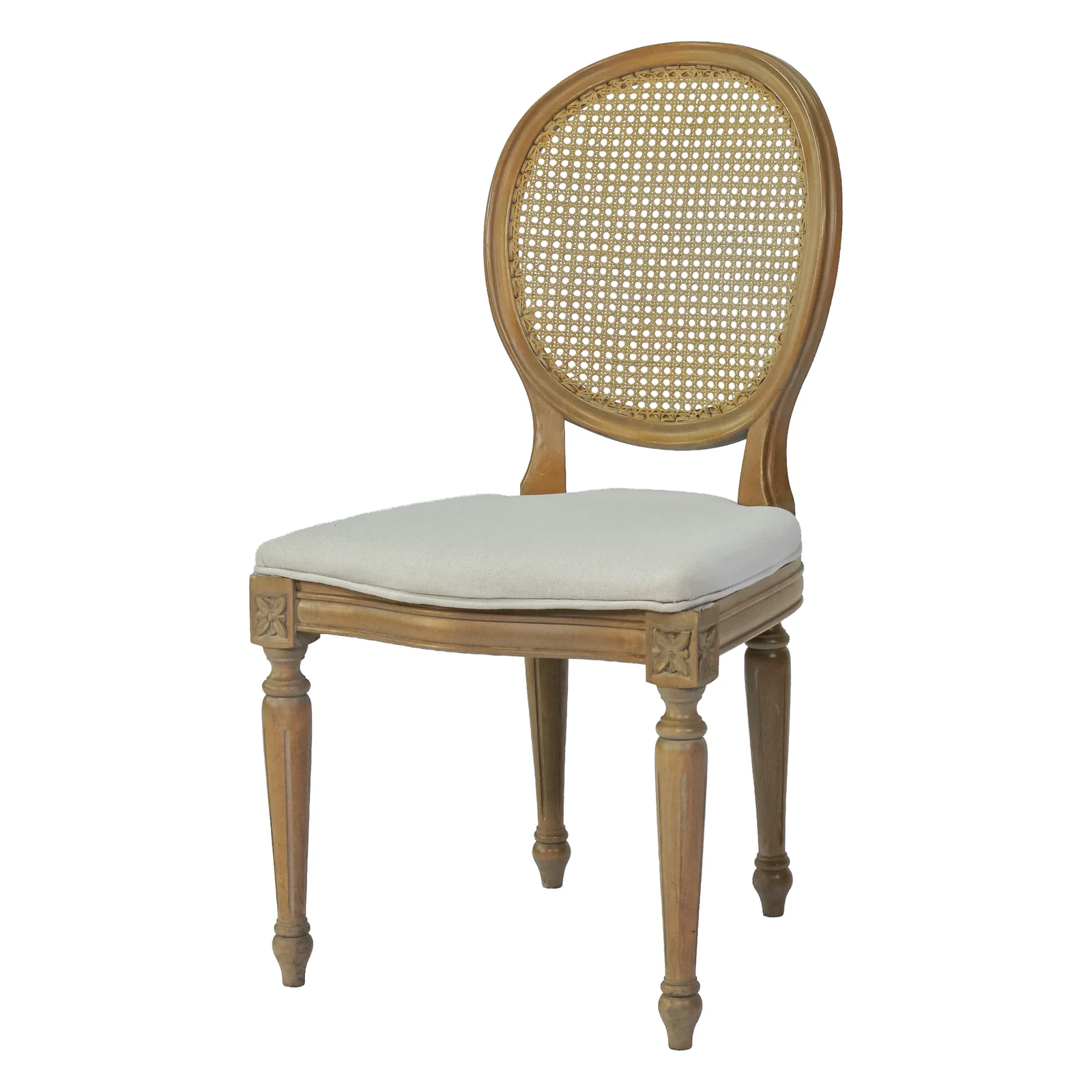 Louis XVI Madalyon Kahve Sandalye kiralama