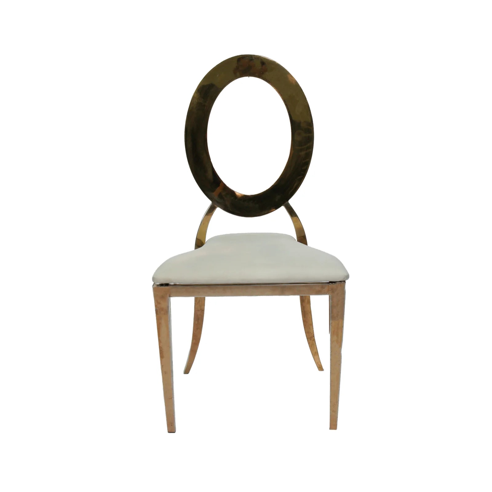 Q Chair Rose Gold Beyaz Minder Sandalye kiralama