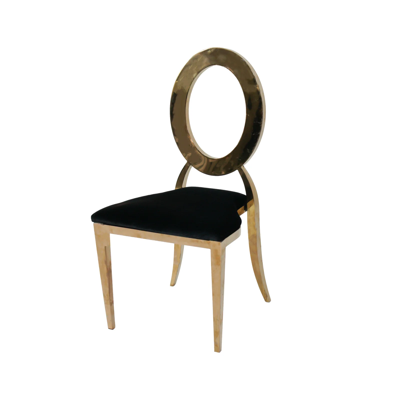Q Chair Rose Gold Siyah Minder Sandalye kiralama — görsel 2