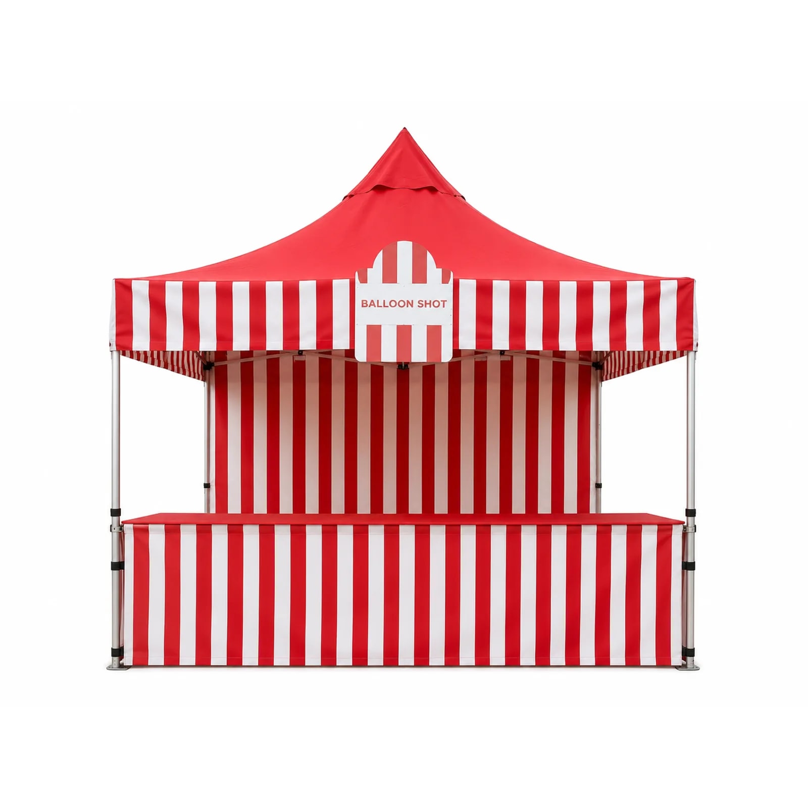 Kırmızı Beyaz Çizgili Gazebo kiralama